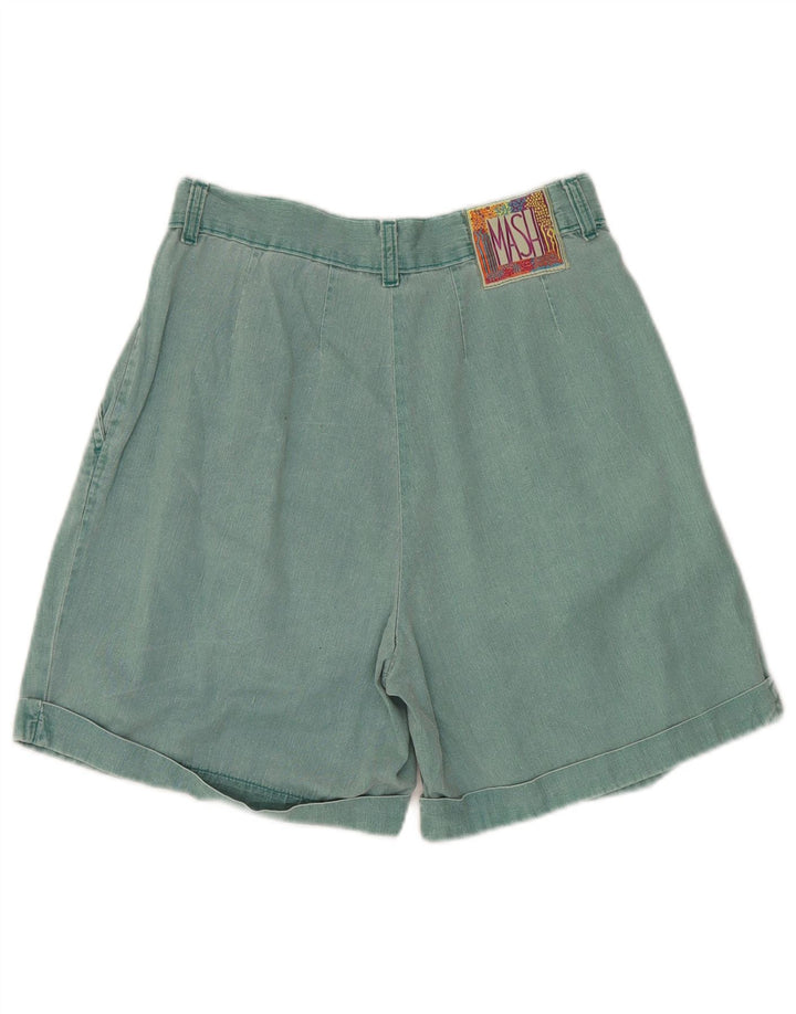 Mash Damen Pegged Casual Shorts IT 46 Large W32 Grüne Baumwolle