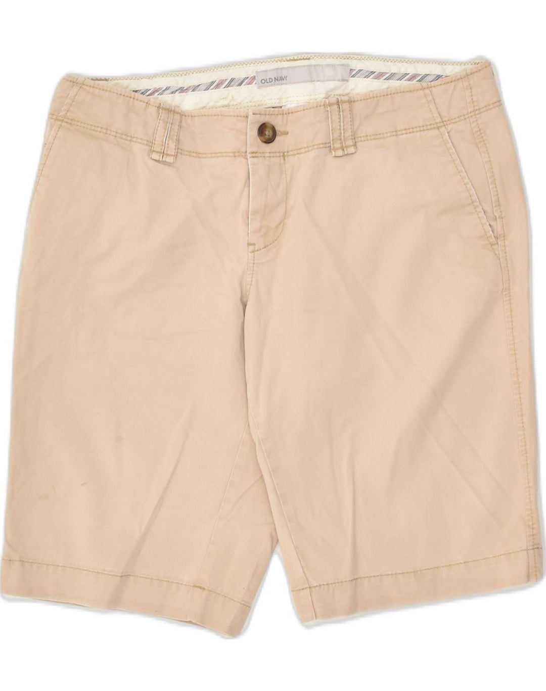 OLD NAVY Womens Chino Shorts US 2 XS W30 Beige Cotton | Vintage Old Navy | Thrift | Second-Hand Old Navy | Used Clothing | Messina Hembry 