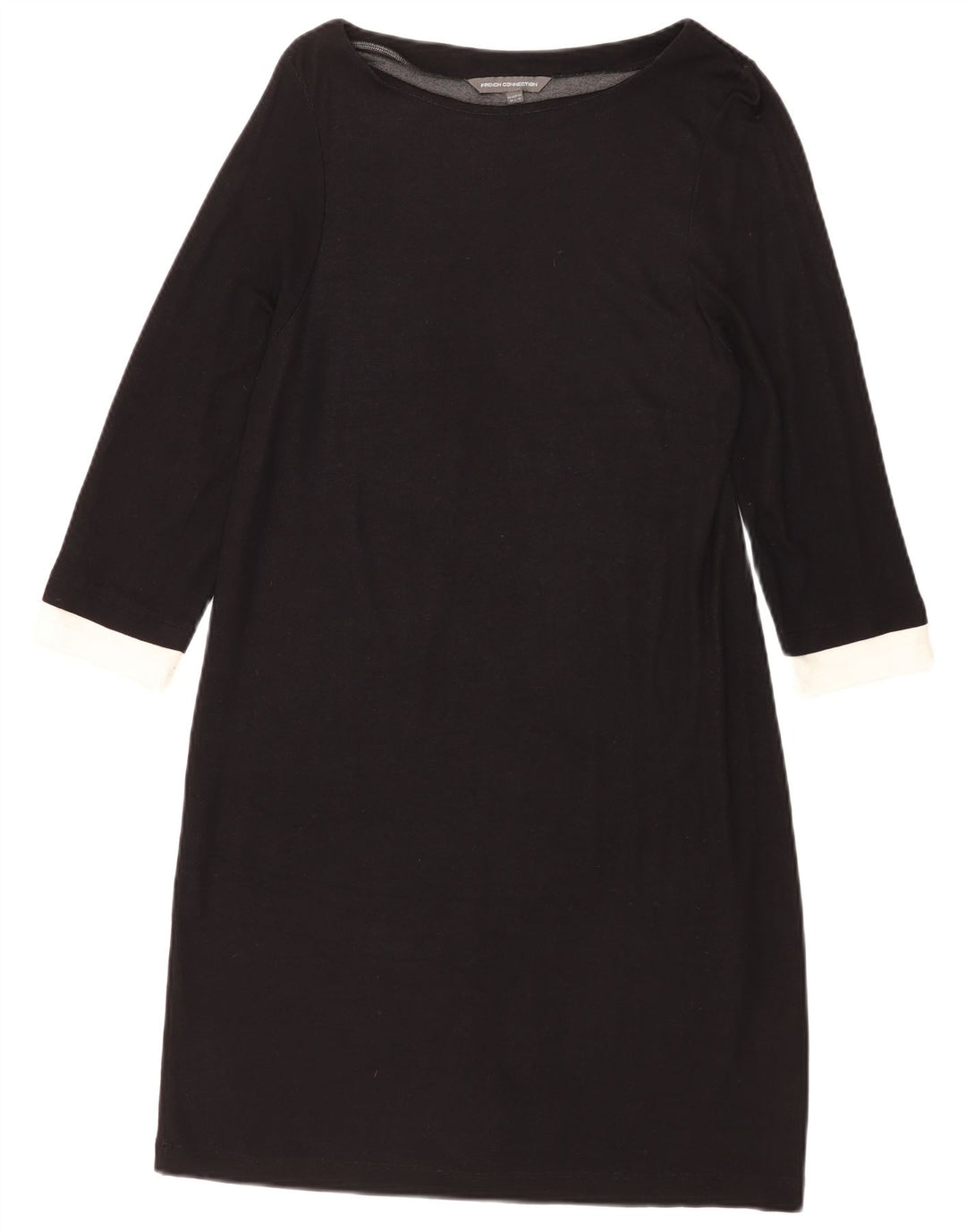 French Connection Damen-Etuikleid, Größe 44, Schwarz, Farbblock