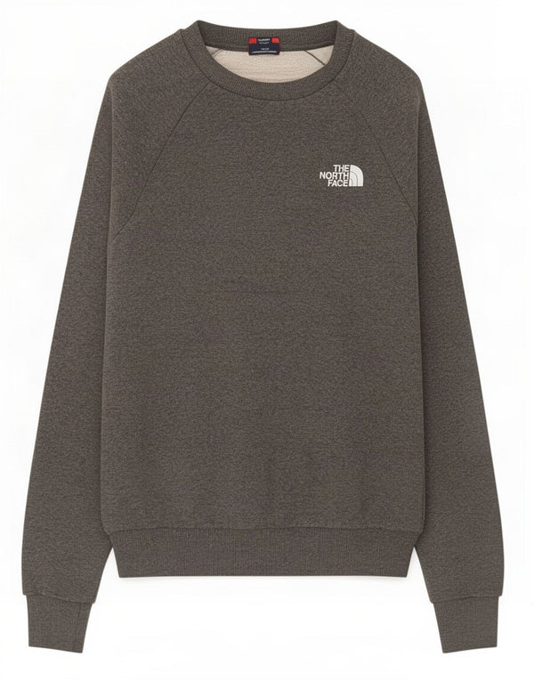 The North Face Herren-Sweatshirt mit Grafik, Größe S, grau meliert, Baumwolle