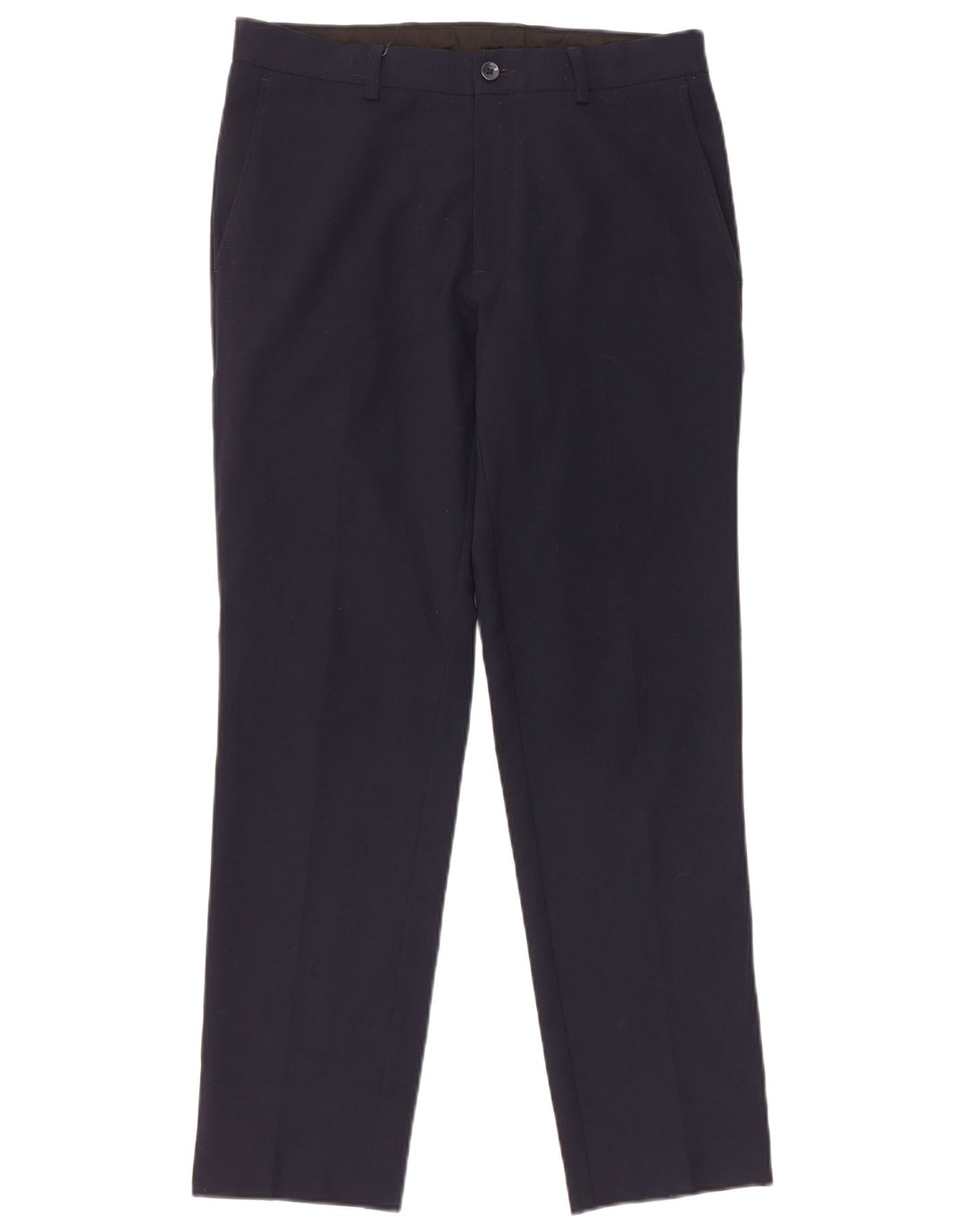 Marks & Spencer Herren Skinny Anzughose W30 L29 Marineblau Polyester