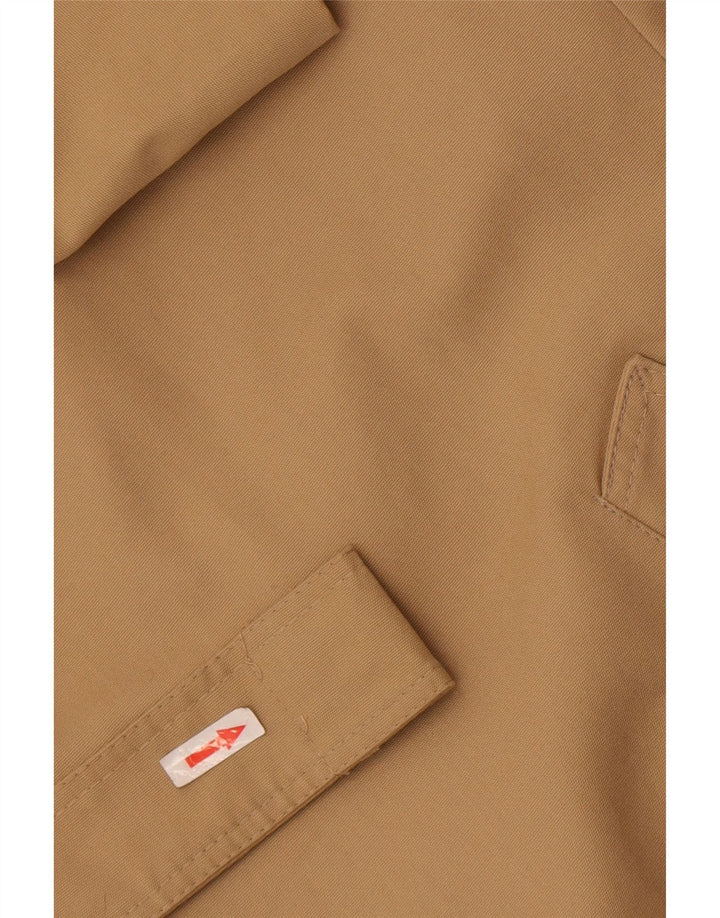 Vintage Herren Trenchcoat UK 38 Medium Beige Polyester