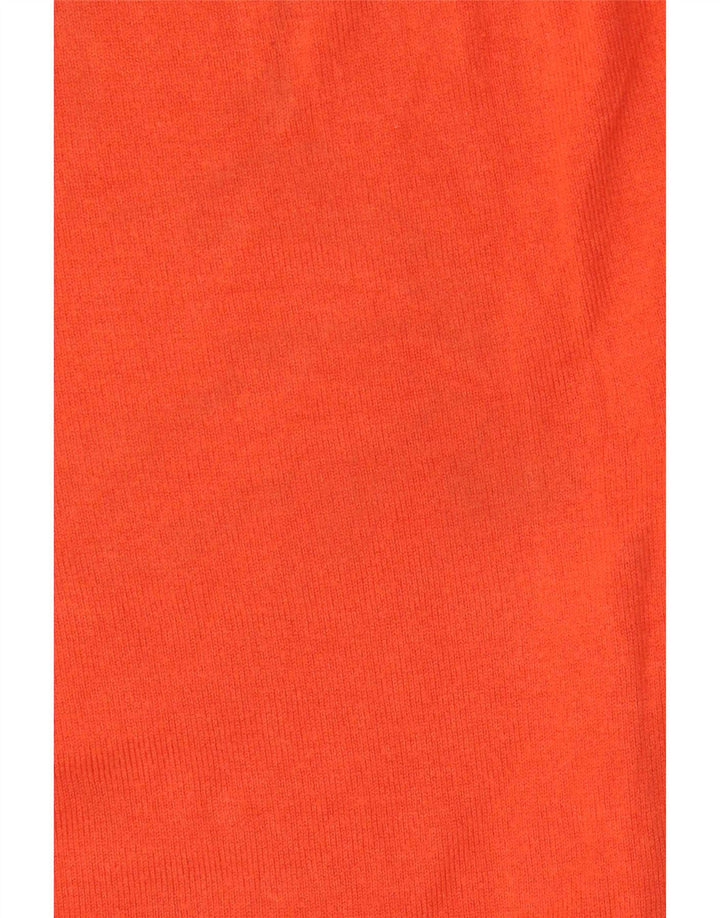Marks & Spencer Damen-Pullover mit Rundhalsausschnitt, Gr. 12, mittelorange