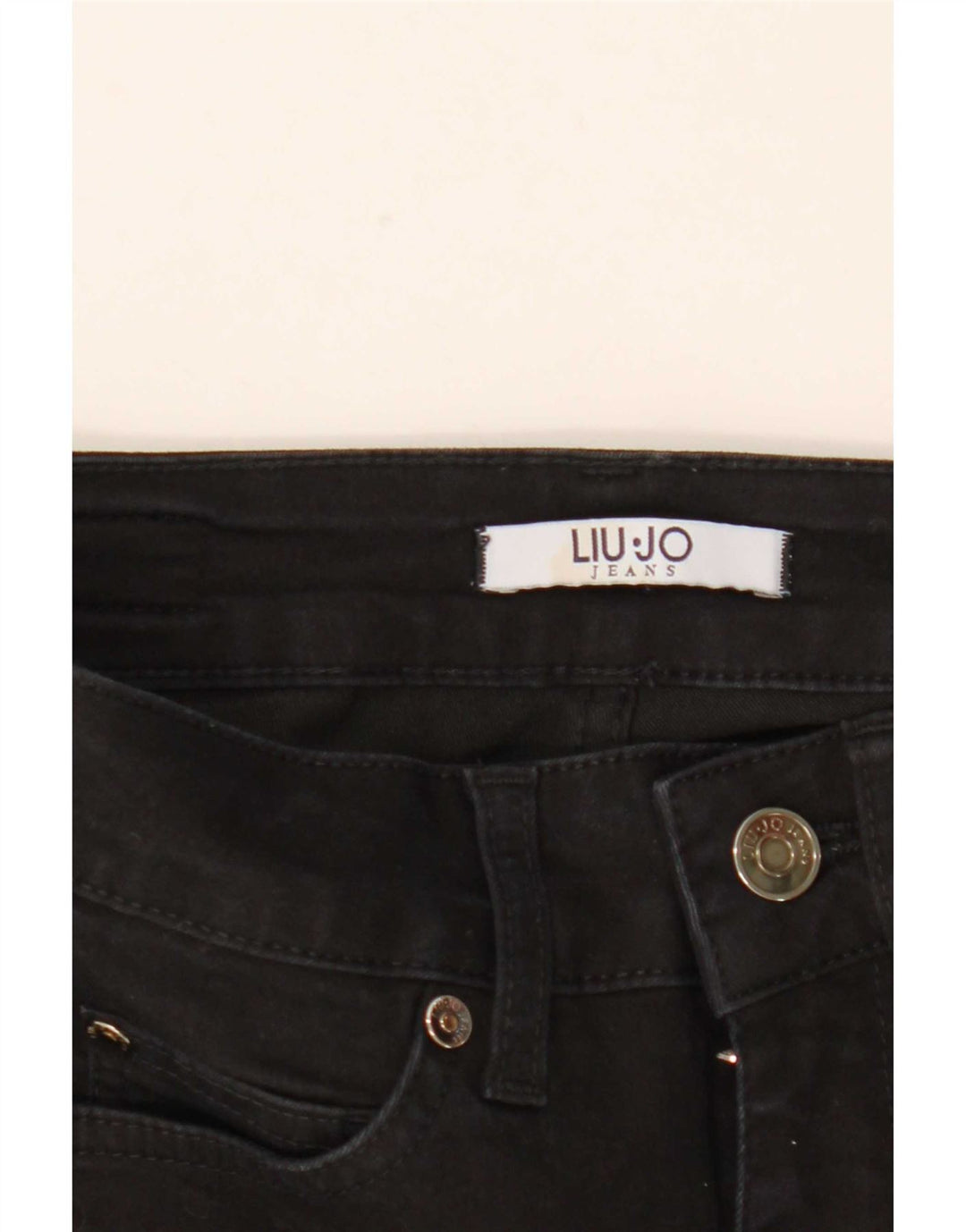 Liu Jo Damen Skinny Jeans W22 L26 Schwarz