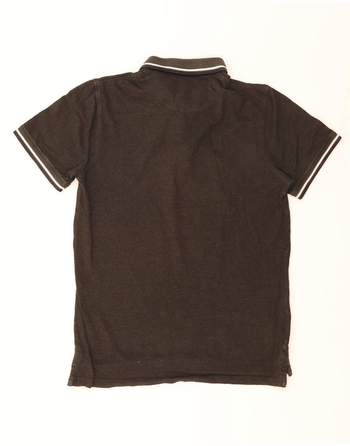 JACK & JONES Herren-Poloshirt, groß, Khaki, gestreift