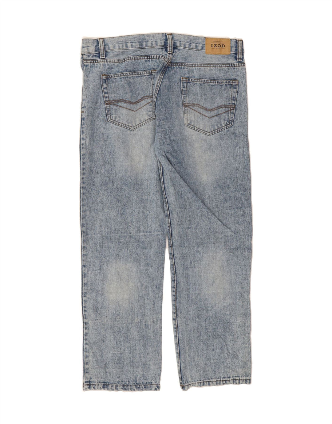 IZOD Mens Slim Straight Jeans W36 L30 Blue Cotton Vintage Izod and Second-Hand Izod from Messina Hembry 