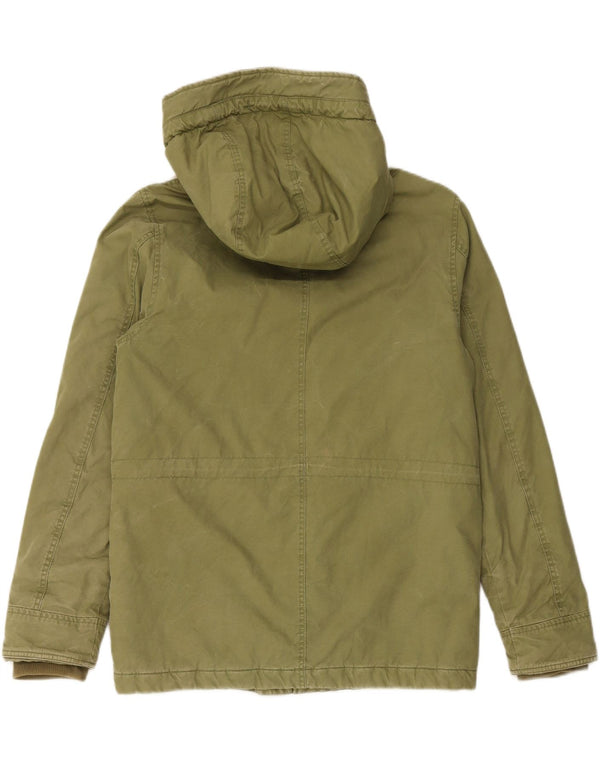 G-STAR Herren-Utility-Jacke mit Kapuze, UK 36, Größe S, Khaki, Baumwolle