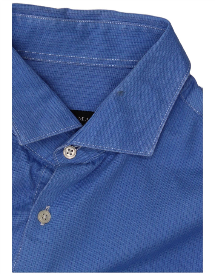 Zara Herren-Slim-Fit-Hemd, Größe L, Blau