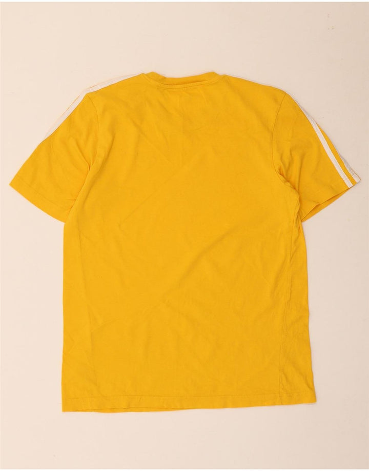 Adidas Herren T-Shirt Top mittelgelbe Baumwolle