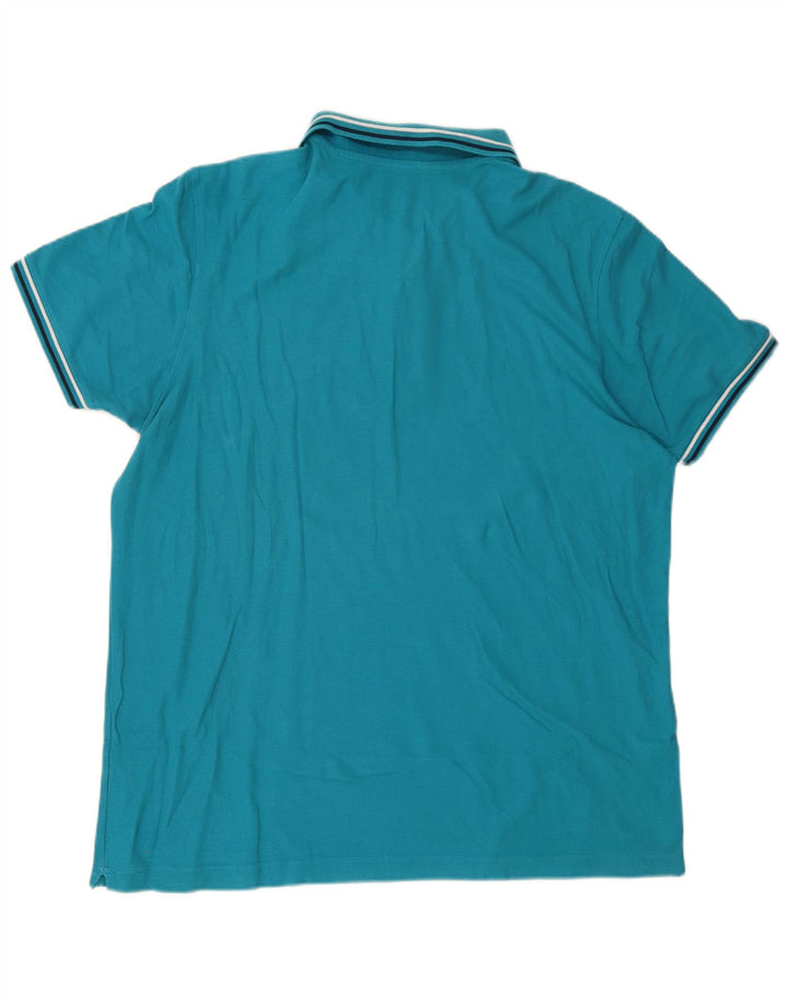 LOTTO Herren Poloshirt 3XL Blau Baumwolle