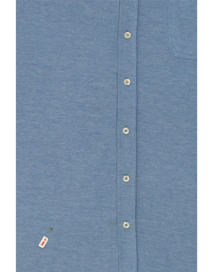 FILA Mens Shirt IT 50 Medium Blue Cotton | Vintage Fila | Thrift | Second-Hand Fila | Used Clothing | Messina Hembry 