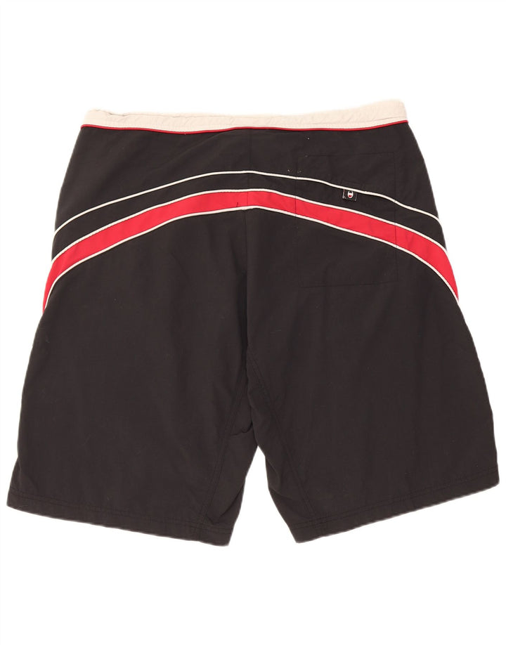 Champion Herren-Badeshorts mit Grafik, XL, schwarzes Farbblock-Polyester
