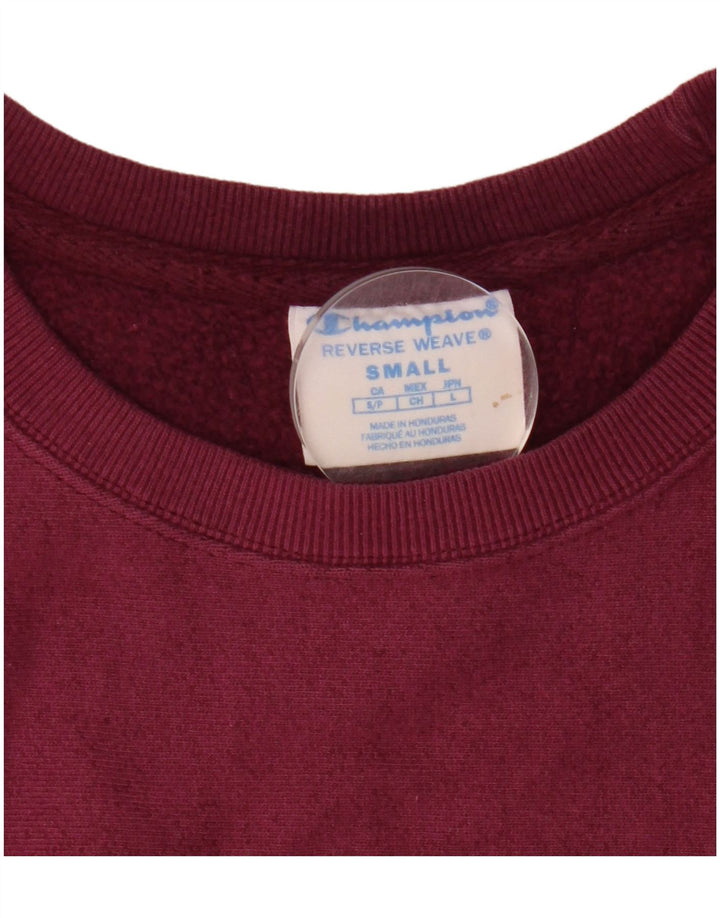 Champion Damen-Sweatshirt in Übergröße, Gr. 10, Größe S, Burgunderrot, Baumwolle