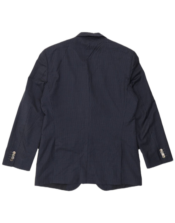 Hugo Boss Herren-Blazer mit 2 Knöpfen, EU 50, groß, marineblau, Nadelstreifen