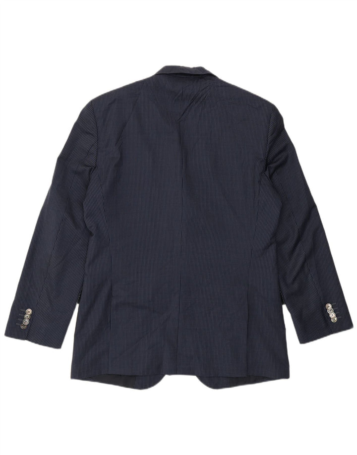 Hugo Boss Herren-Blazer mit 2 Knöpfen, EU 50, groß, marineblau, Nadelstreifen