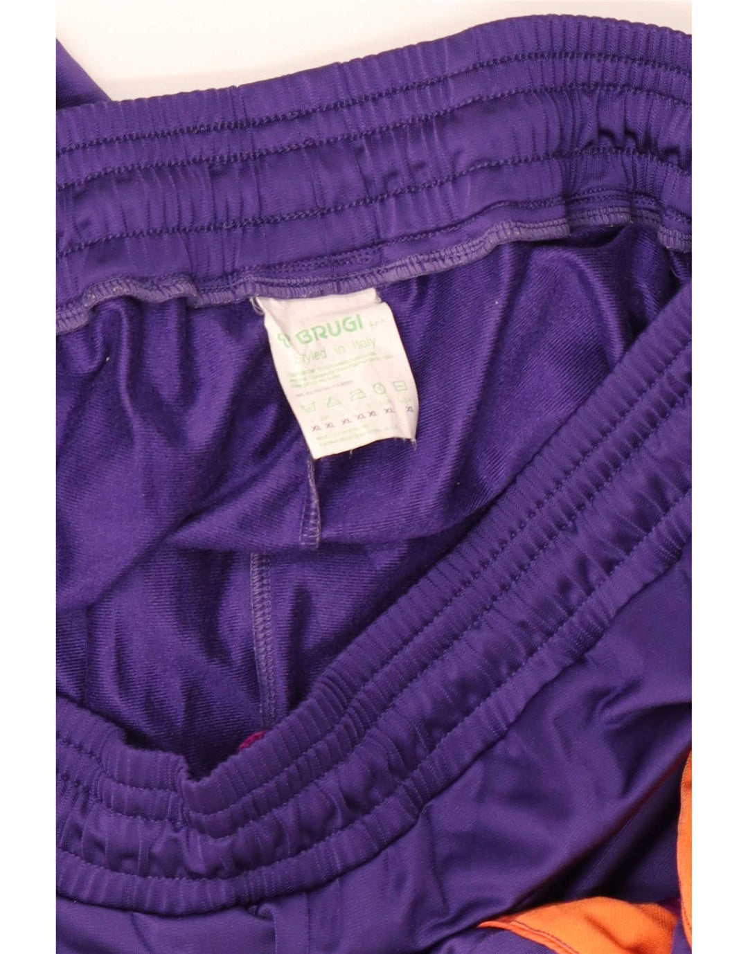 Brugi Herren-Trainingsanzug, XL, violett, Farbblock-Polyester