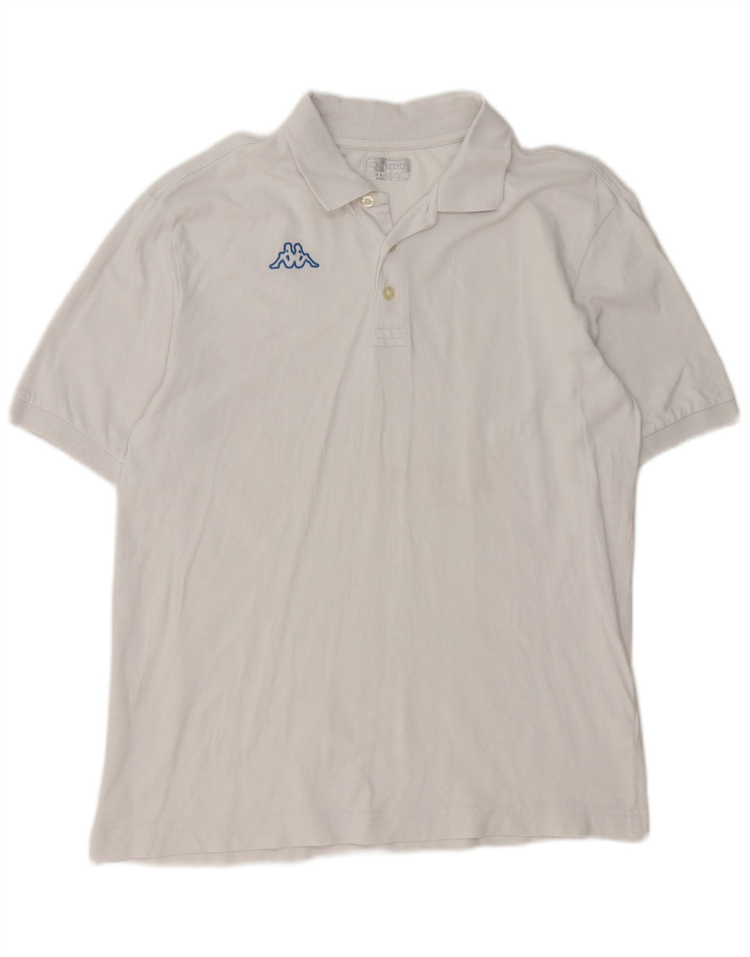 Kappa Herren Poloshirt XL Weiße Baumwolle