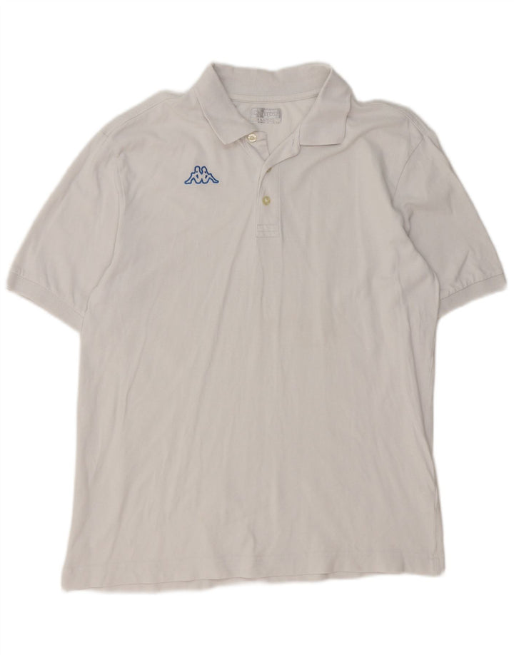 Kappa Herren Poloshirt XL Weiße Baumwolle