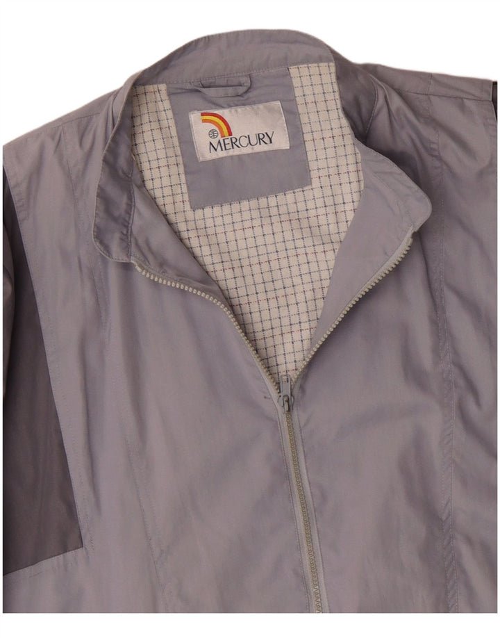Mercury Herren Bomberjacke UK 42 XL Lila Farbblock