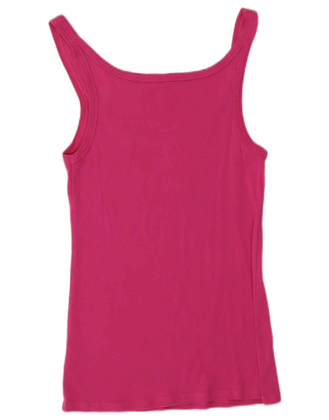 Benetton Damen-Trägershirt, UK-Größe 44, Größe L, Rosa, Baumwolle
