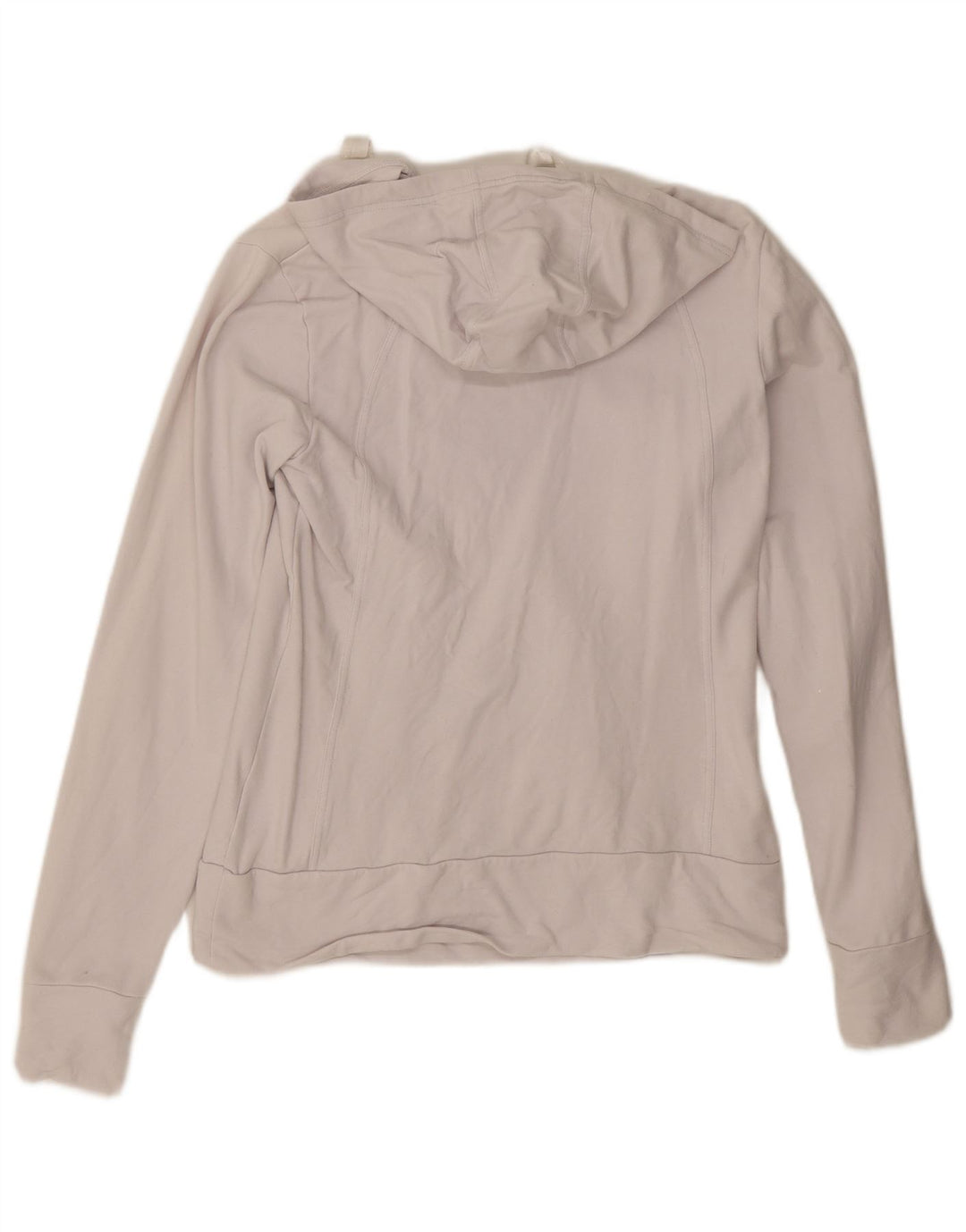 Sergio Tacchini Damen Kapuzenpullover IT 46 Large Weiße Baumwolle