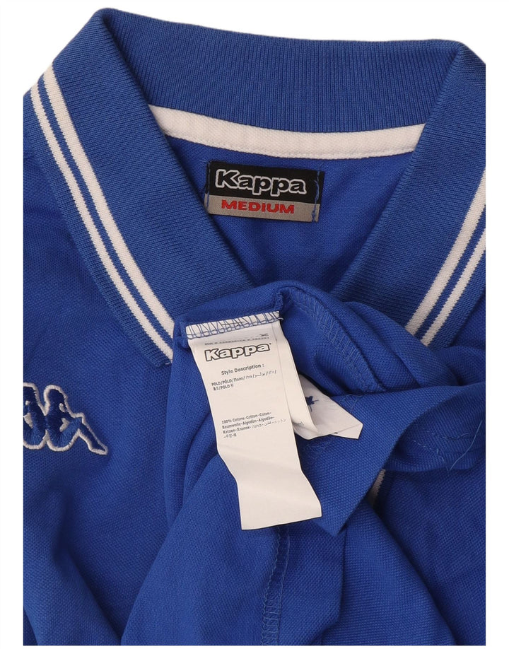Kappa Herren-Poloshirt aus mittelblauer Baumwolle