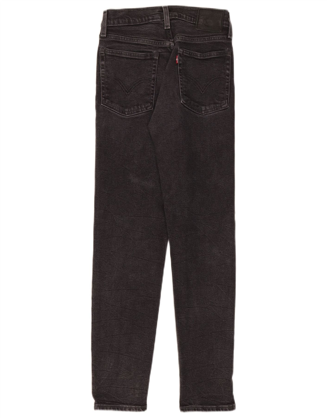 Levi's Damen Slim Jeans W24 L28 Graue Baumwolle