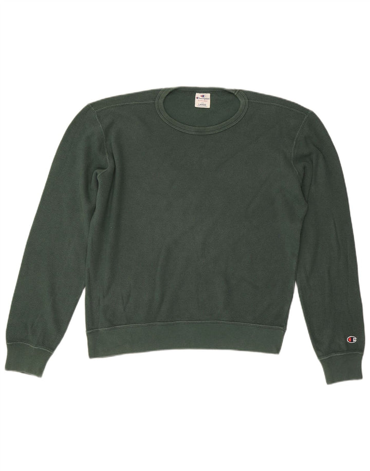 CHAMPION Herren Sweatshirt Pullover Large Grün