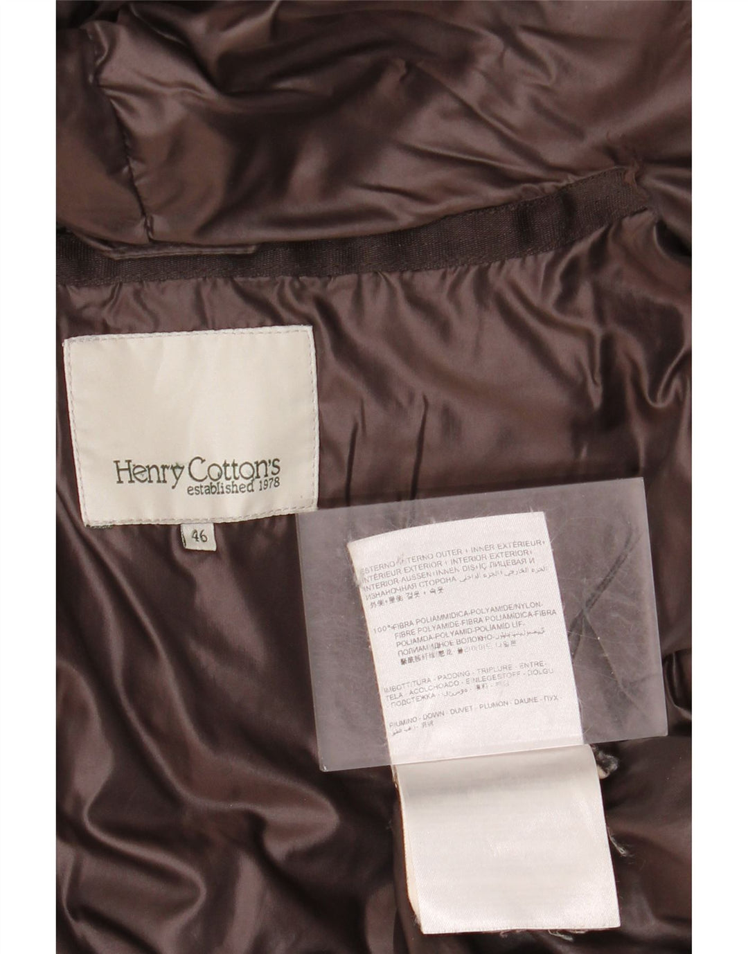 Wattierter Damenmantel mit Kapuze IT 46 Large