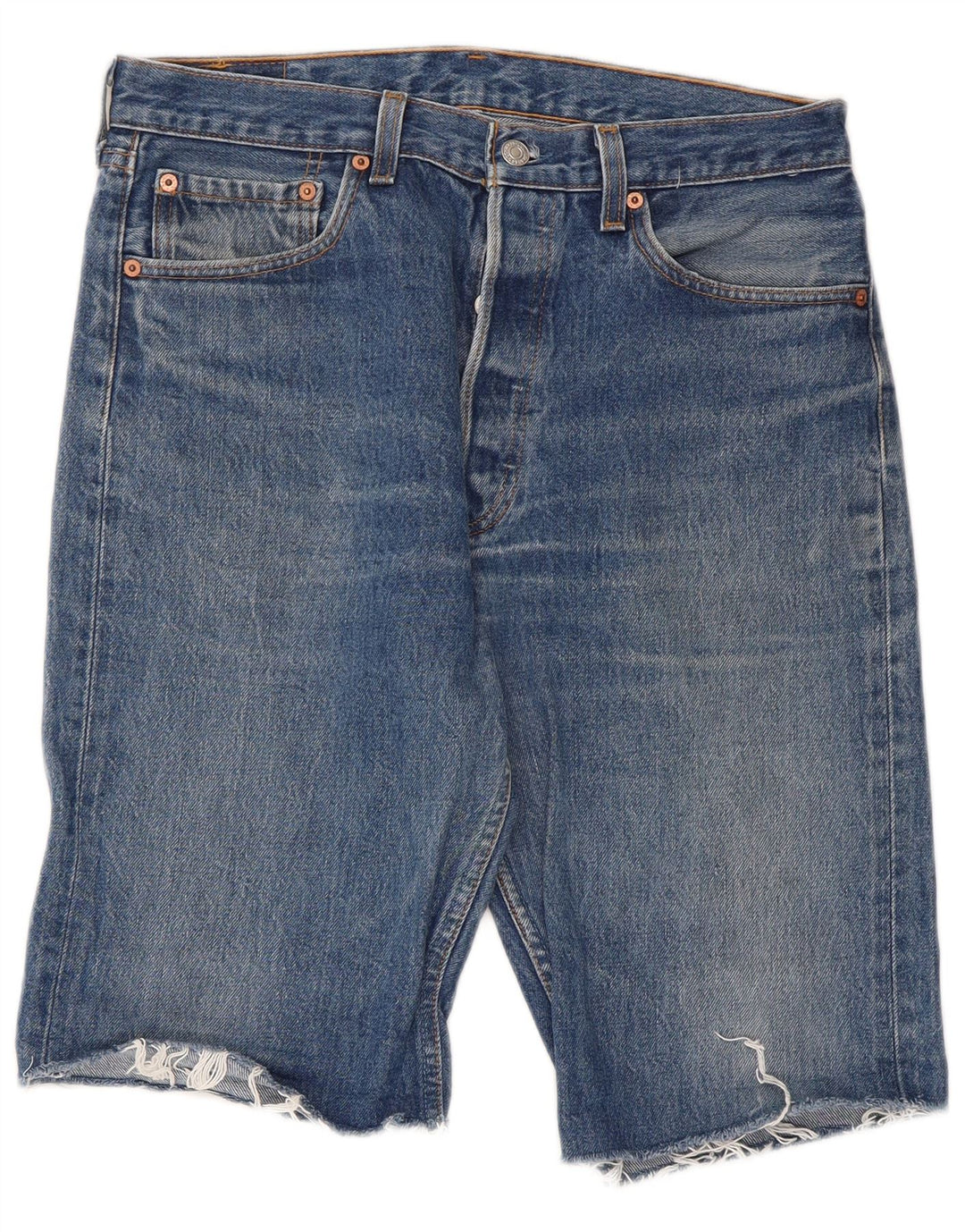 Levi's Herren 501 Jeansshorts W33 Mittelblau