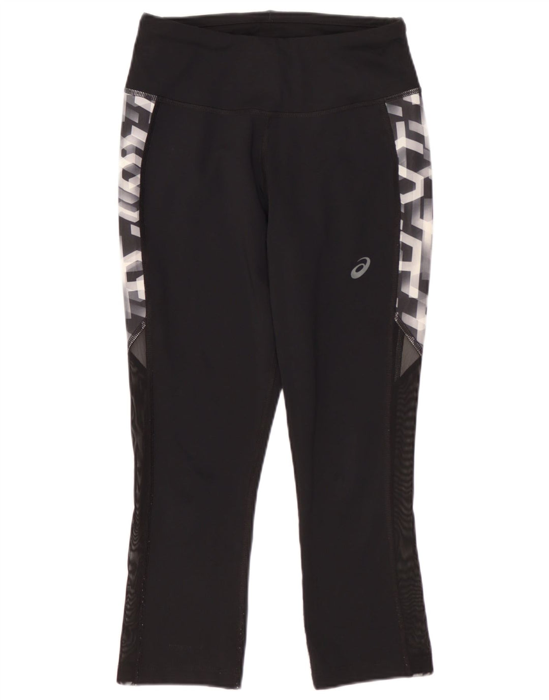 Asics Damen Graphic Capri Leggings XS W24 L19 Schwarz