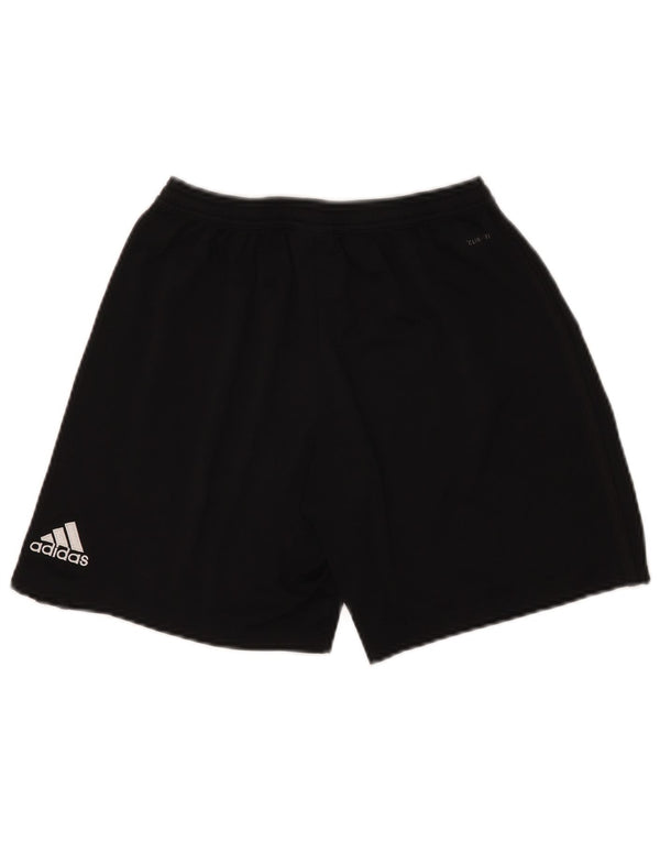 Adidas Jungen Manchester United Sportshorts 13–14 Jahre, schwarzes Polyester