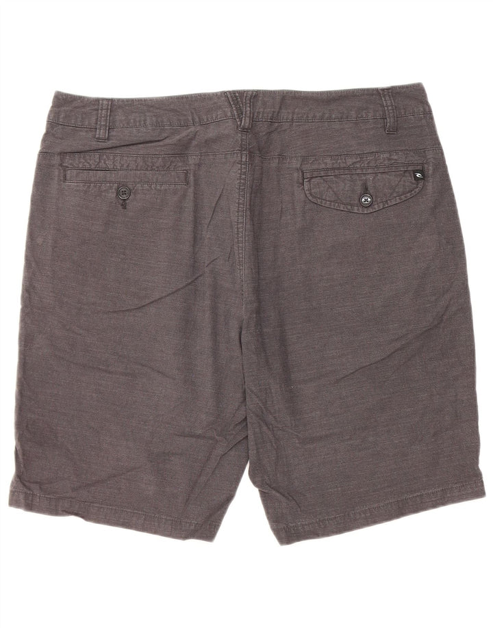 Rip Curl Herren Chino Shorts W34 Große graue Baumwolle