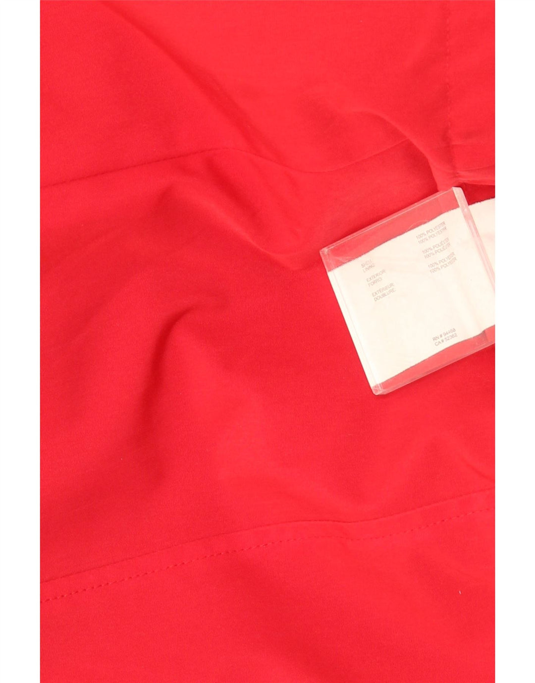Nautica Herren-Regenmantel mit Kapuze, UK 12, mittelrot, Polyester