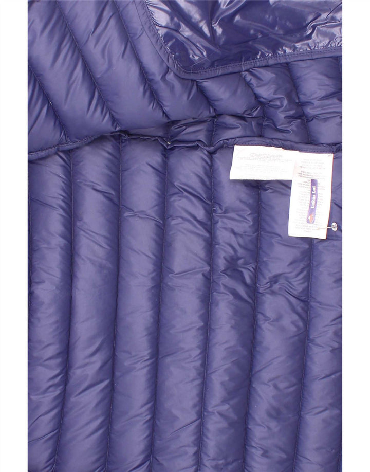 Polo Ralph Lauren Wattierte Jungenjacke mit Kapuze, 5–6 Jahre, marineblaues Polyester