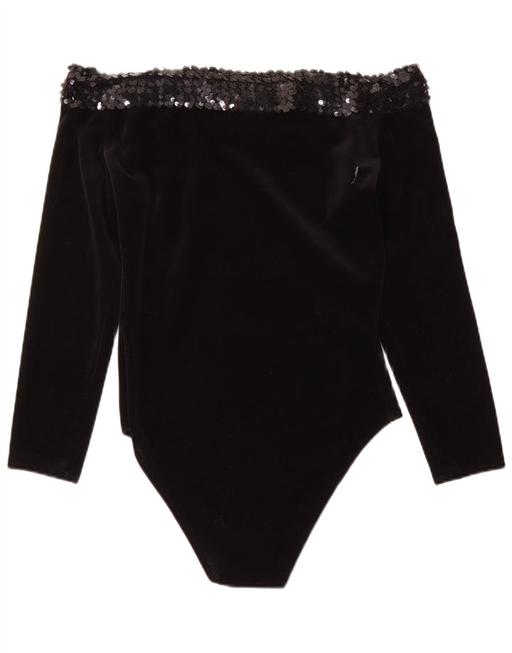 Bernshaw schulterfreier Damen-Body, UK 12, Mittelschwarz, Acryl