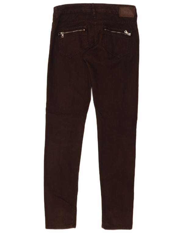 Calvin Klein Damen Skinny Jeans W30 L32 Braune Baumwolle