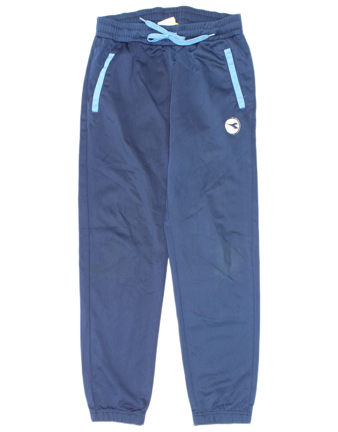Diadora Jungen-Trainingshose, Jogginghose, 9–10 Jahre, marineblaues Polyester