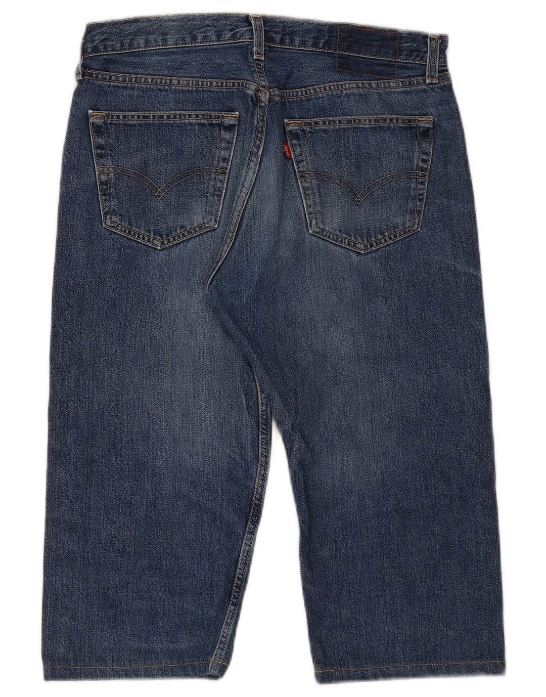Levi's Herren-Capri-Jeans, Größe 34, B34, L17, blaue Baumwolle