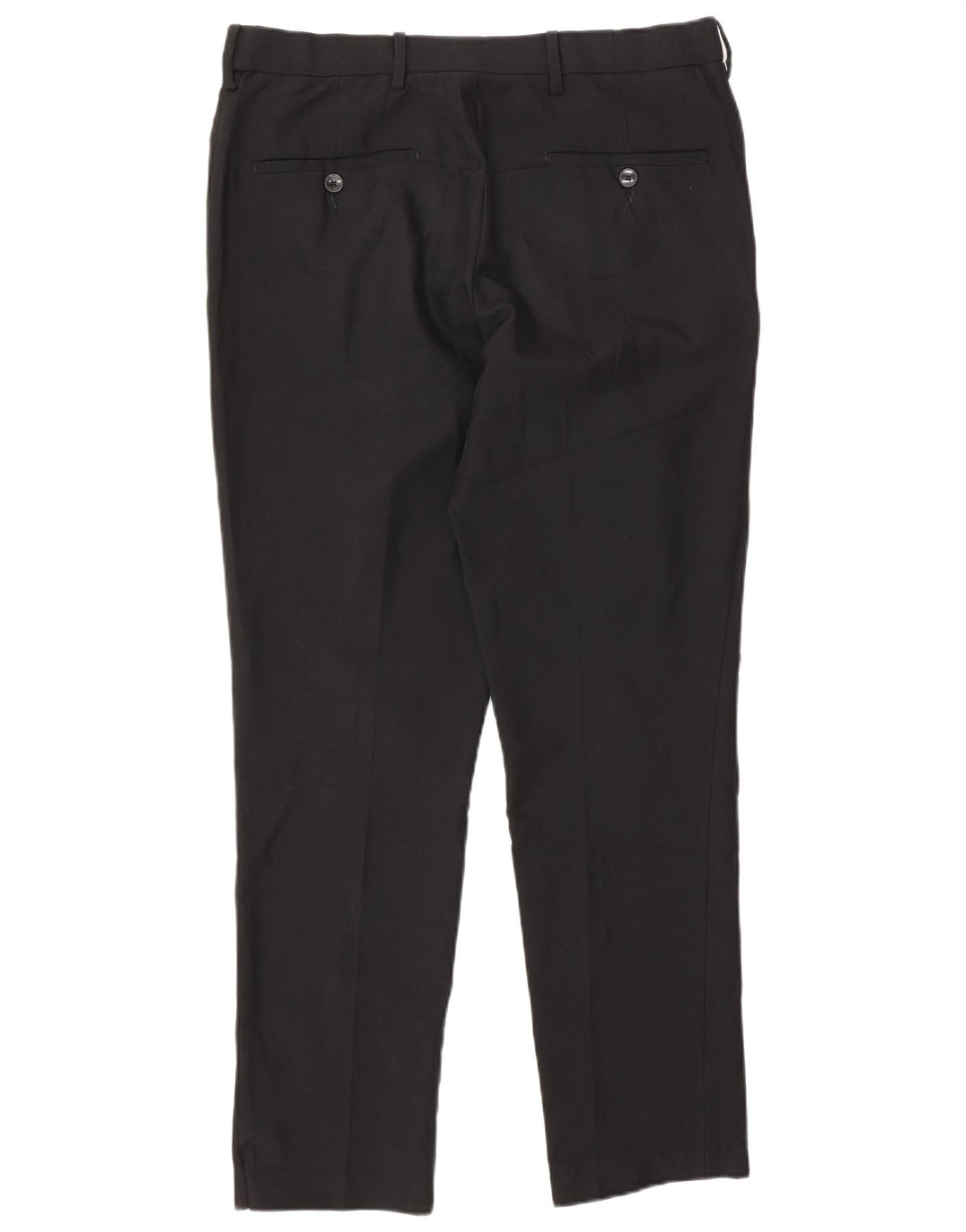 Marks & Spencer Herren Slim Fit Chinohose W32 L29 Schwarz Polyester