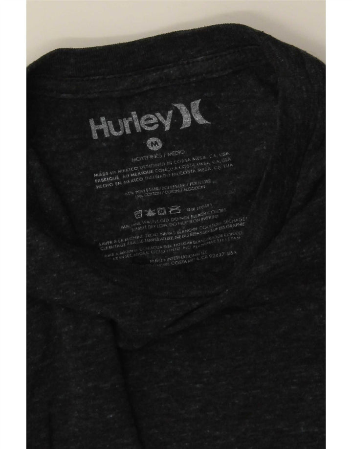 Hurley Herren-T-Shirt mit Grafik, mittelgraue Baumwolle