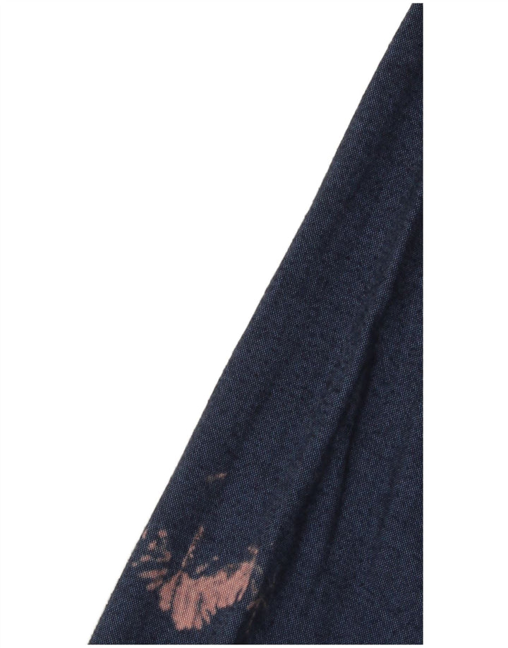 Hollister Herrenhemd XL, blaue Baumwolle