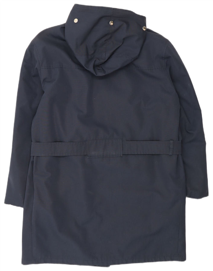 NINO Herren-Windbreaker-Mantel mit Kapuze, lockere Passform, EU 48, Mittelmarineblau