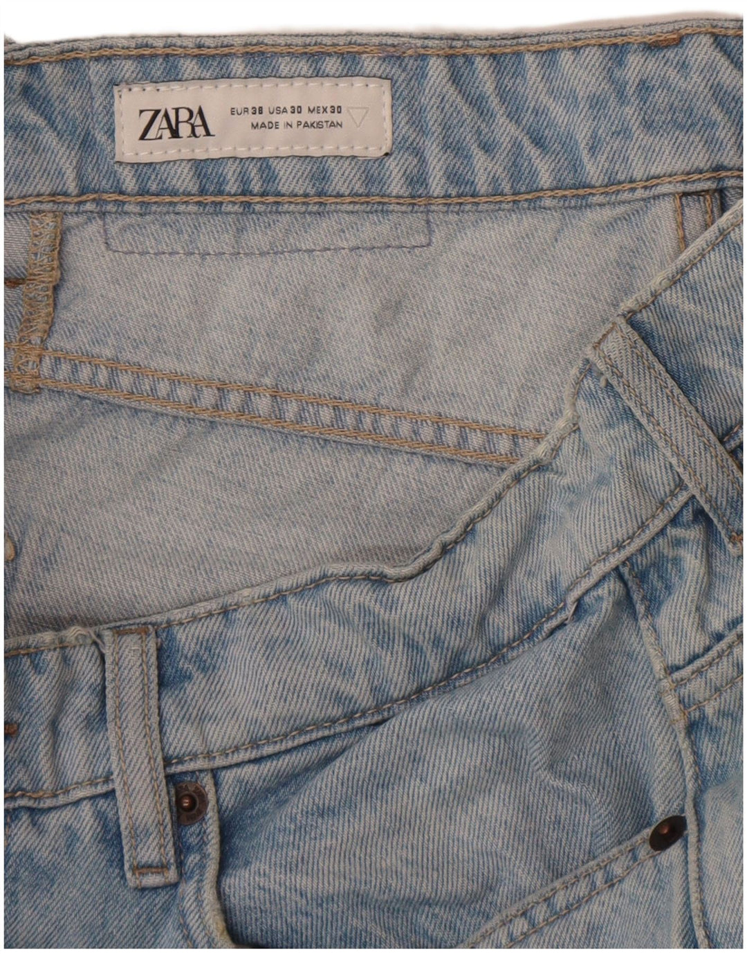 Zara Herren Slim Jeans EU 38 Small W30 L30 Blau