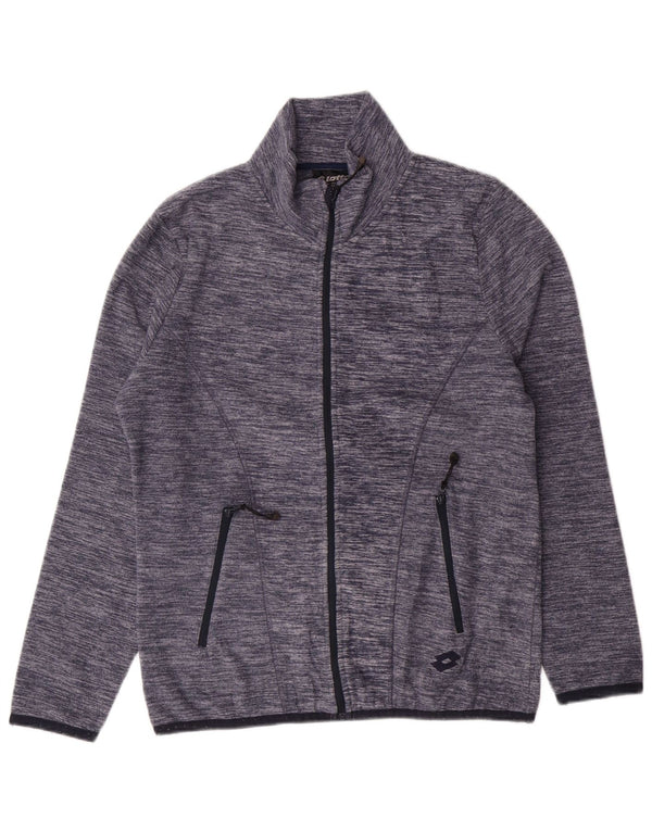 Lotto Damen Fleecejacke UK 14 Medium Marineblau meliert