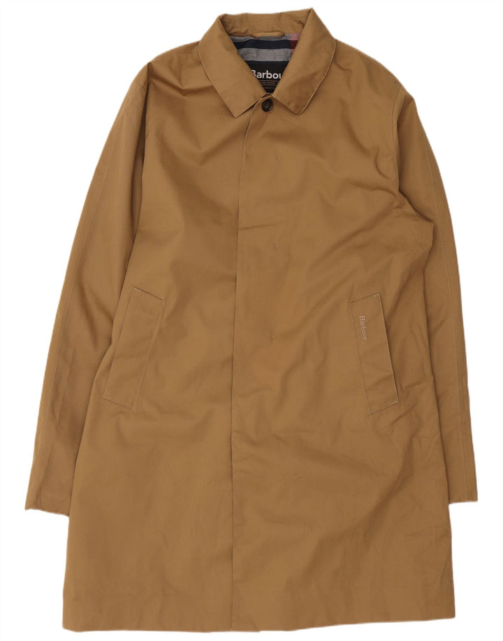 Barbour Herrenmantel UK 40 Large Beige Polyester