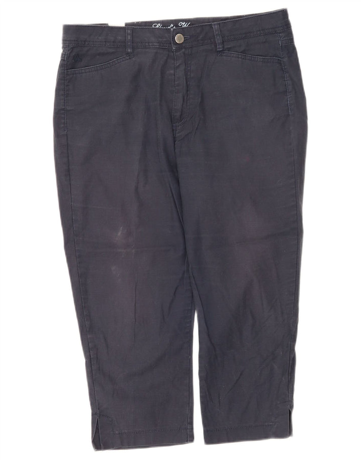 Vintage Damen Bermuda Chino Shorts W40 2XL Marineblau