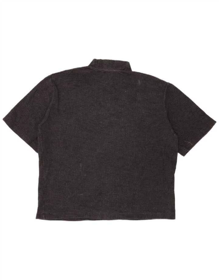COS Damen Übergroßes T-Shirt-Oberteil UK 14 Mittelgrau