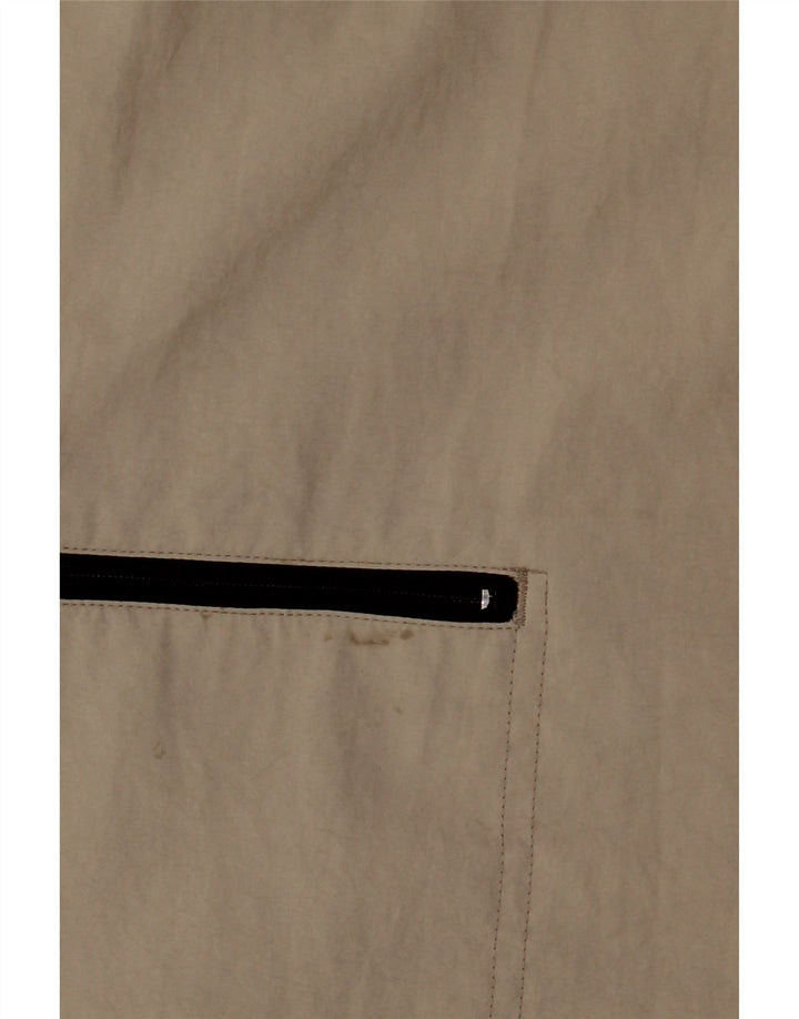 ADIDAS Herren Kurzarmhemd UK 46/48 XL Beige Polyester