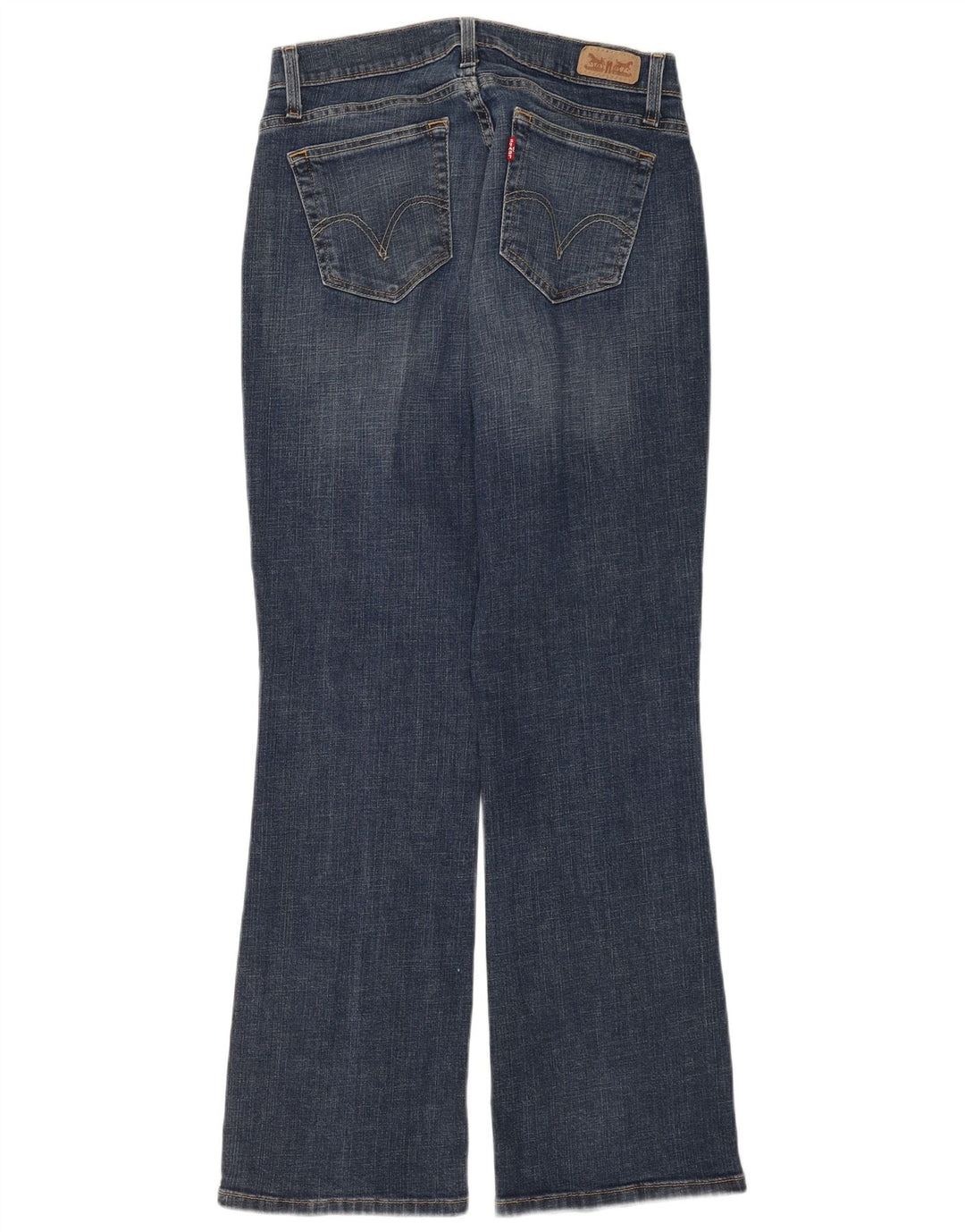 Levi's Damen 529 Curvy Bootcut Jeans W31 L32 Blaue Baumwolle